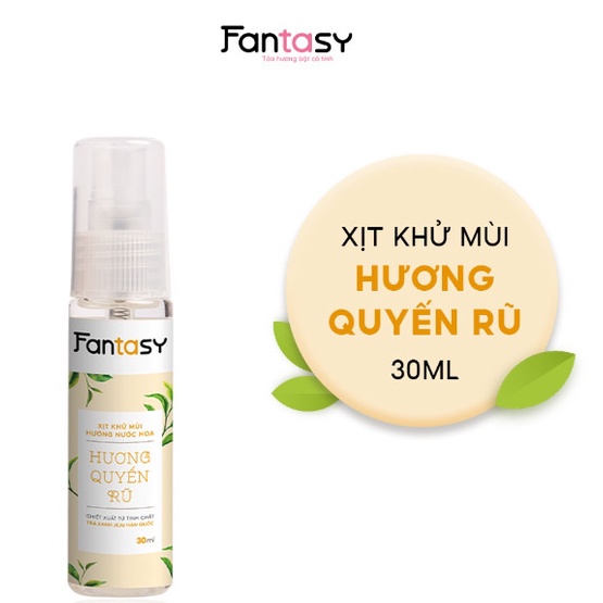 Xịt khử mùi hương nước hoa Fantasy 30ml