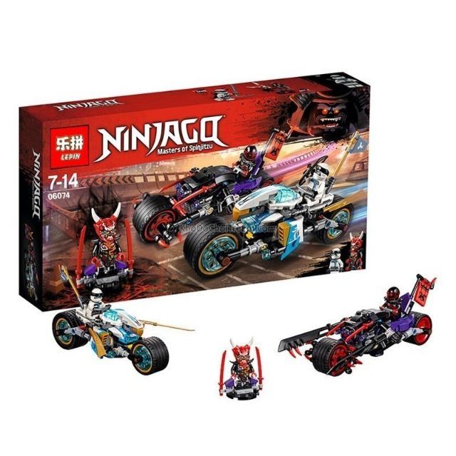 bộ Lắp ráp ninjago 06074 - Xe máy đôi