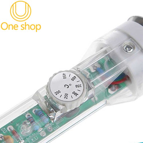 Combo mỏ hàn điều chỉnh nhiệt độ 907 + kệ hàn lò xo tiện lợi