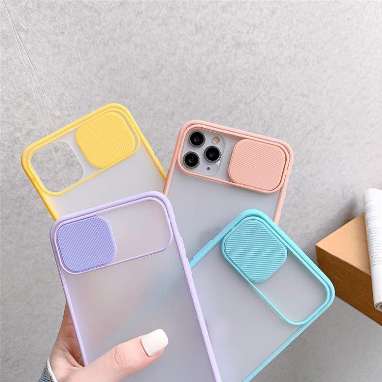 Ốp chống bẩn nắp trượt bảo vệ camera iphone X/Xs/Xs Max/11/11 pro/11 pro Max/12/12 pro max