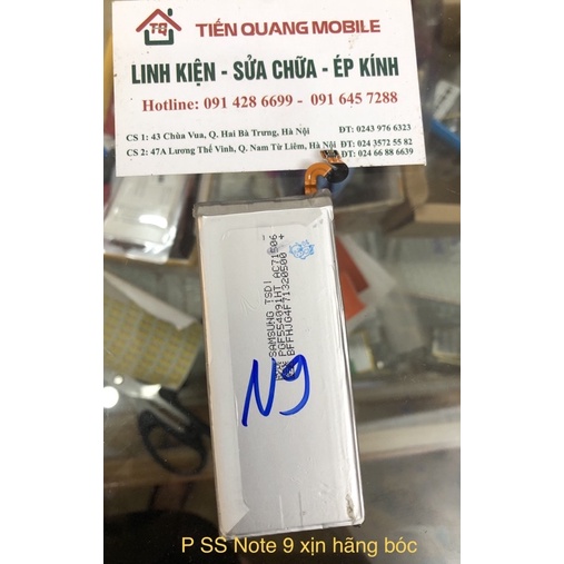 Pin  Samsung Note 9 xịn hãng bóc