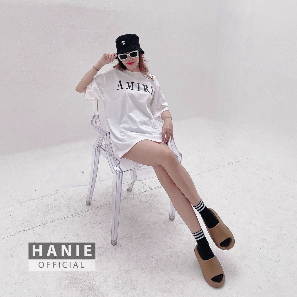 Áo thun unisex AMIRI phom rộng tay lỡ dành cho nam nữ