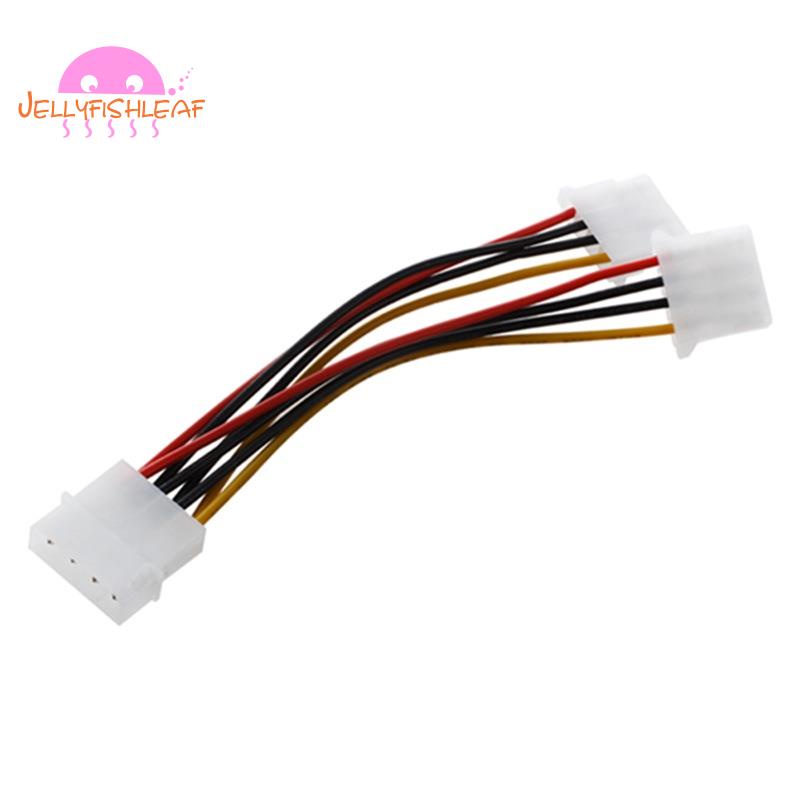 Cáp chia nguồn hình chữ Y 6 inch 4 pin 1 đầu đực sang 2 đầu cái