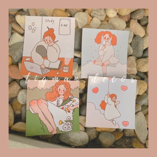 [CÓ SẴN] POSTCARD TRANG TRÍ CÔ GÁI