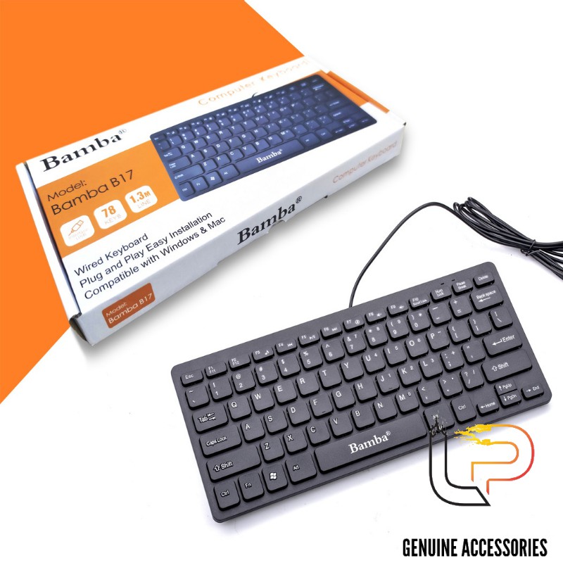 Bàn phím máy tính Mini - KEYBOARD MINI BAMBA B17