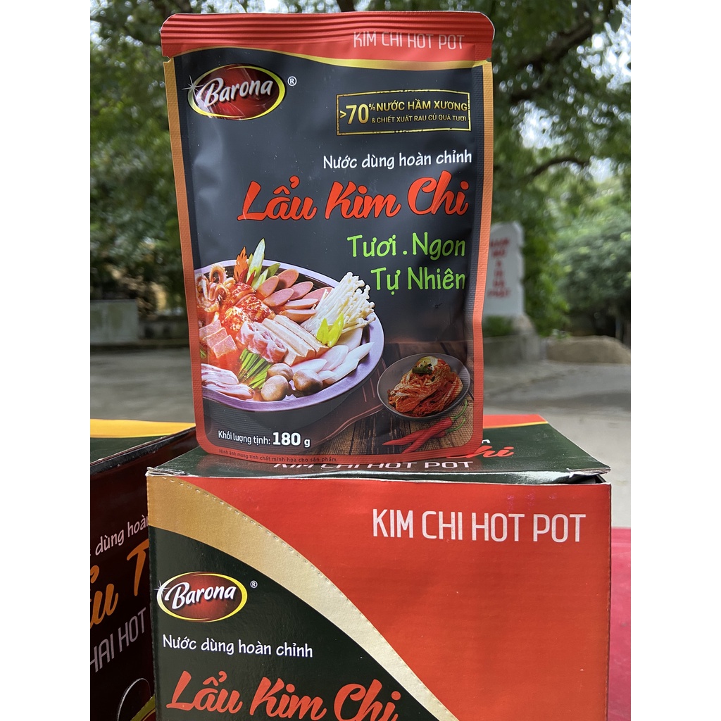 NƯỚC DÙNG HOÀN CHỈNH LẨU KIM CHI BARONA 180G