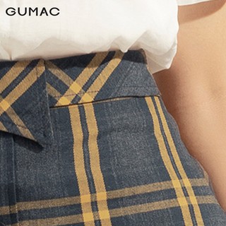 Chân váy nữ caro nút VA1121 GUMAC
