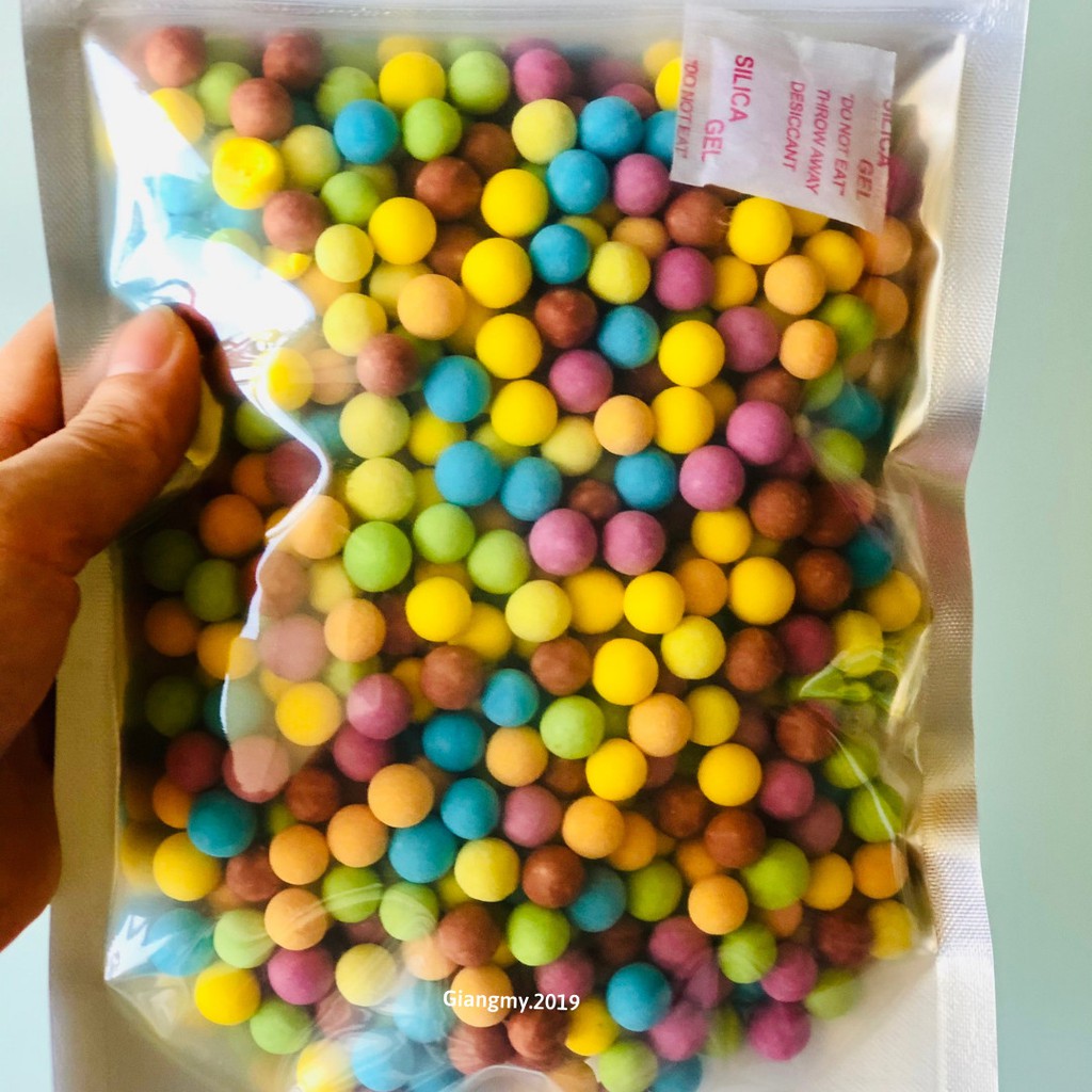 Sỉ túi 500gr viên mầm mix vị, viên mầm đậu nành nguyên xơ, matcha, việt quất, dâu tây, collagen, khoai môn - Handmade