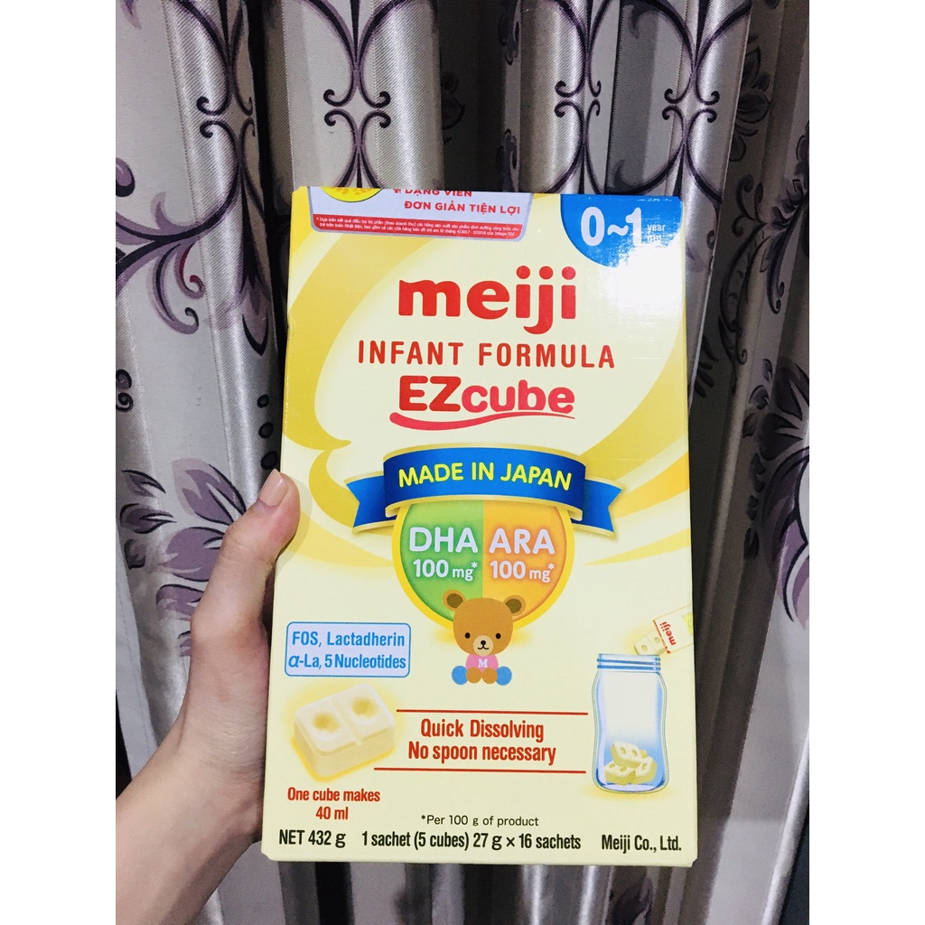 [Tách lẻ- Date 2023] Sữa Meiji dạng thanh nội địa Nhật cho bé từ 0-1 tuổi, sữa Meji số 0 cho trẻ sơ 