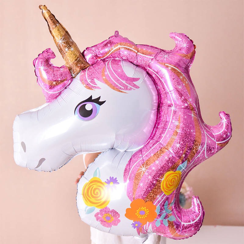 Bóng Trang Trí Hinh Ngựa Pony 3D Trang Trí Sinh Nhật Cho Bé Gái #TrangTriSinhNhat