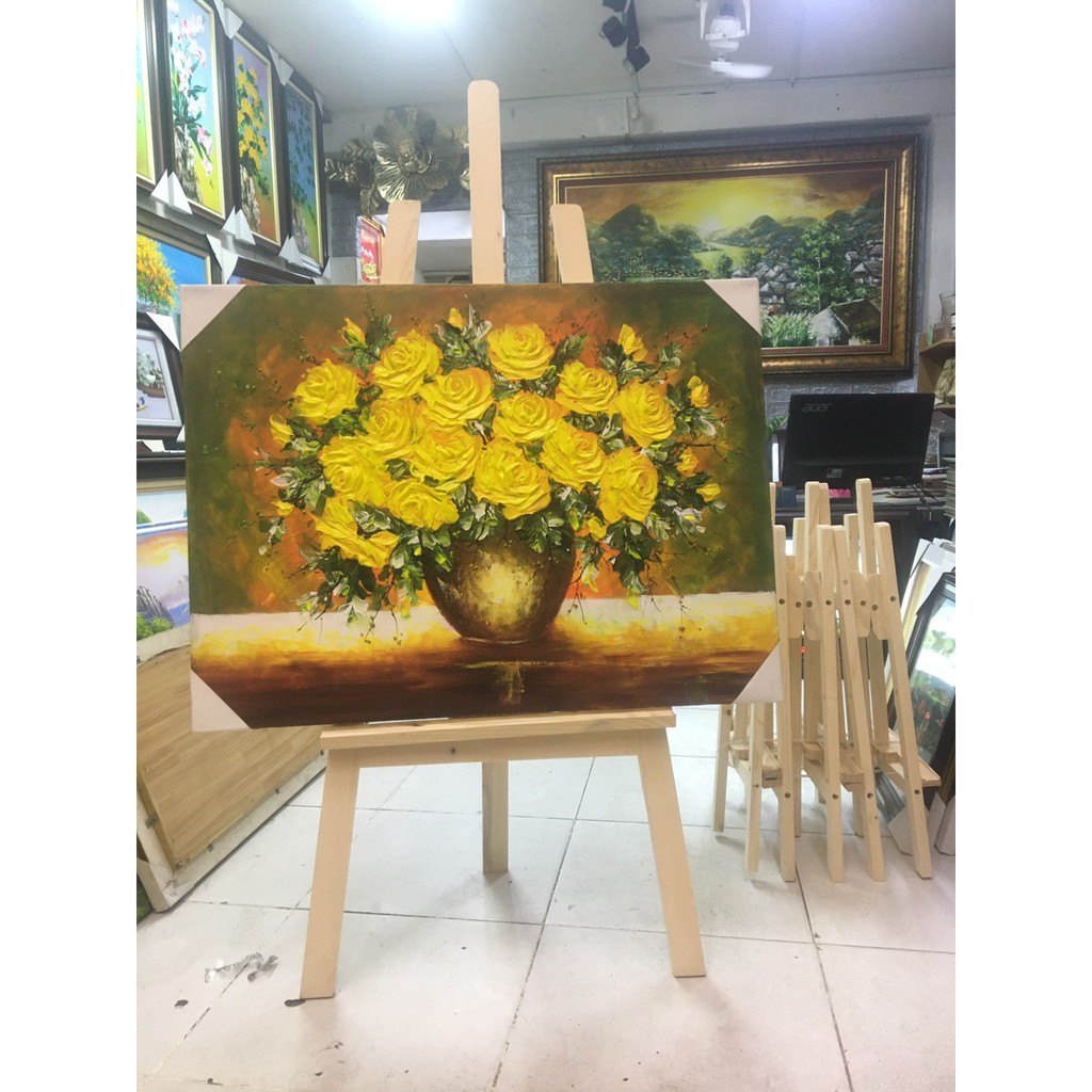 Giá Vẽ Tranh Khung Gỗ , Kích Thước 60x130 cm ,