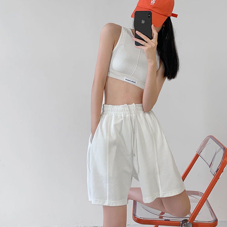 COZOKC COZOK Quần đùi thể thao COZOK lưng thun cao dây rút trẻ trung thời trang cá tính