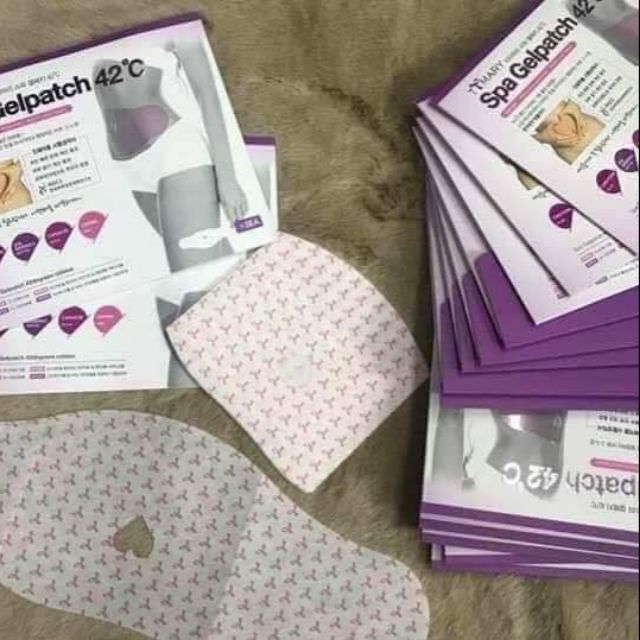 👍 Miếng dán tan mỡ bụng Spa Gelpatch 4️⃣2️⃣°