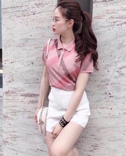 Áo polo kẻ bbr