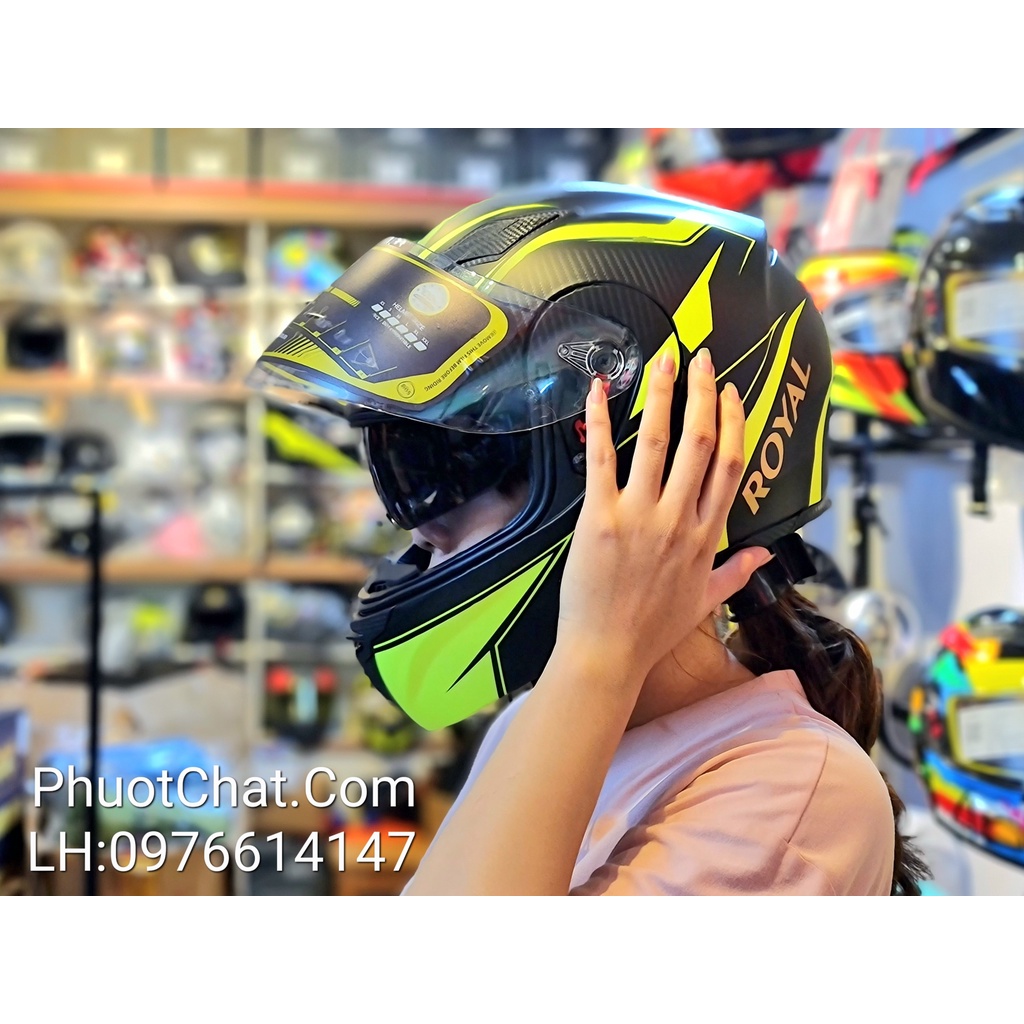 Nón bảo hiểm Fullface lật hàm M179 cao cấp