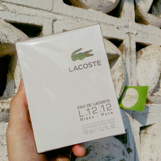 Nước hoa LACOSTE EAU DE LACOSTE L.12.12 BLANC (White, Lacoste Trắng ) 100ml Fullseal