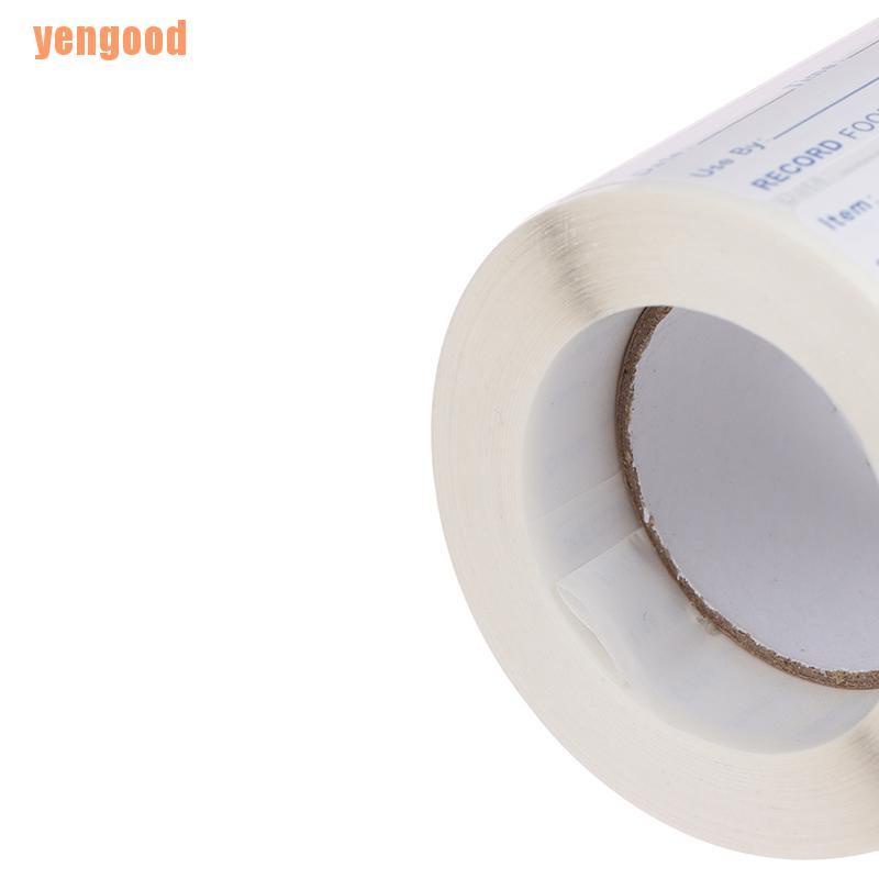 Cuộn 500 Nhãn Dán Ghi Tên Thức Ăn Tiện Lợi