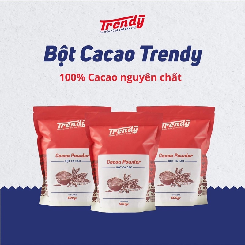 Bột cacao nguyên chất Trendy 500g