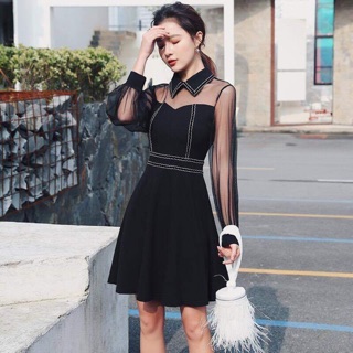 Đầm nữ cao cấp kiểu dáng sang chảnh NP557