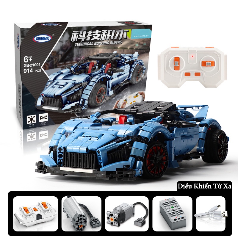 Đồ Chơi Lắp Ráp Mô Hình Siêu Xe TECHNIC Lycan Slam XB 21002/21001 Với 900+ PCS