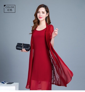 Đầm Kèm áo Khoác Cao Cấp