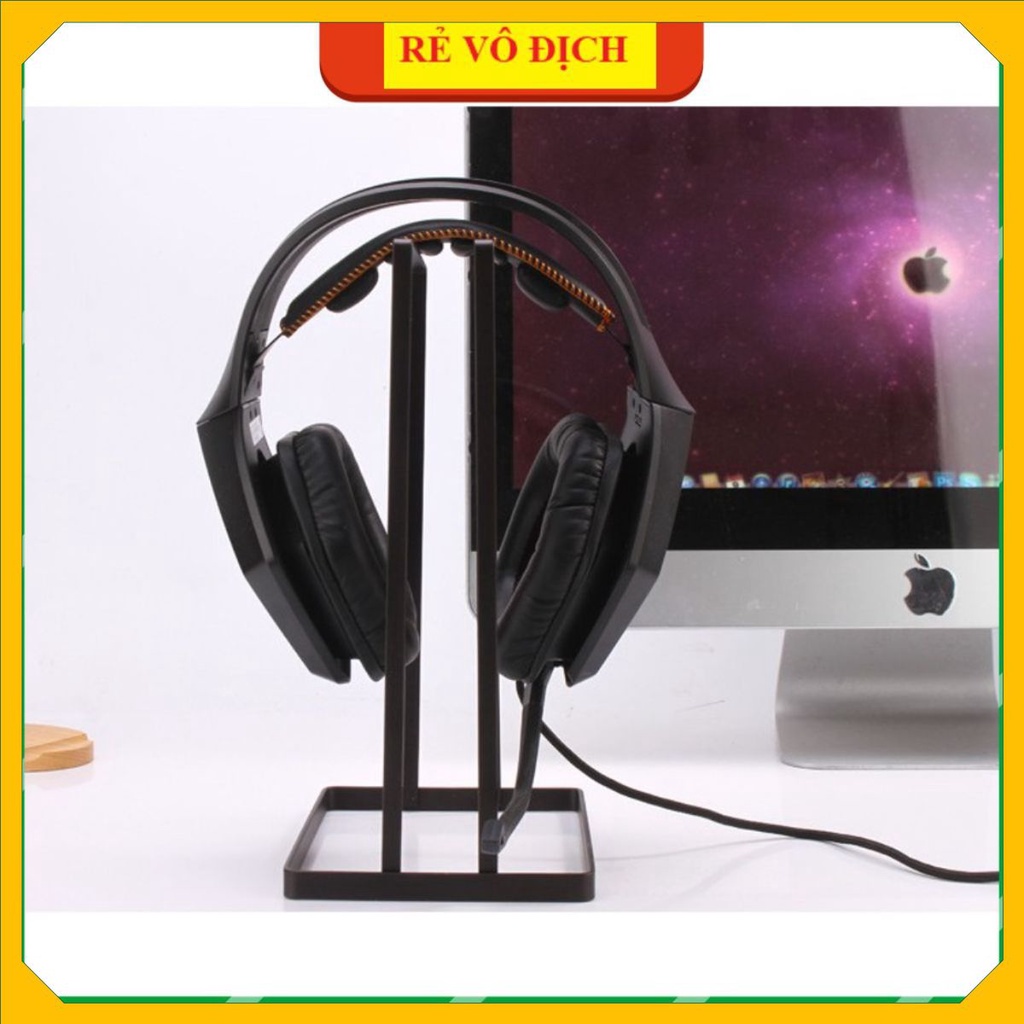 Giá treo tai nghe thép không gỉ chắc chắn dành cho tai nghe chụp tai full size cỡ lớn