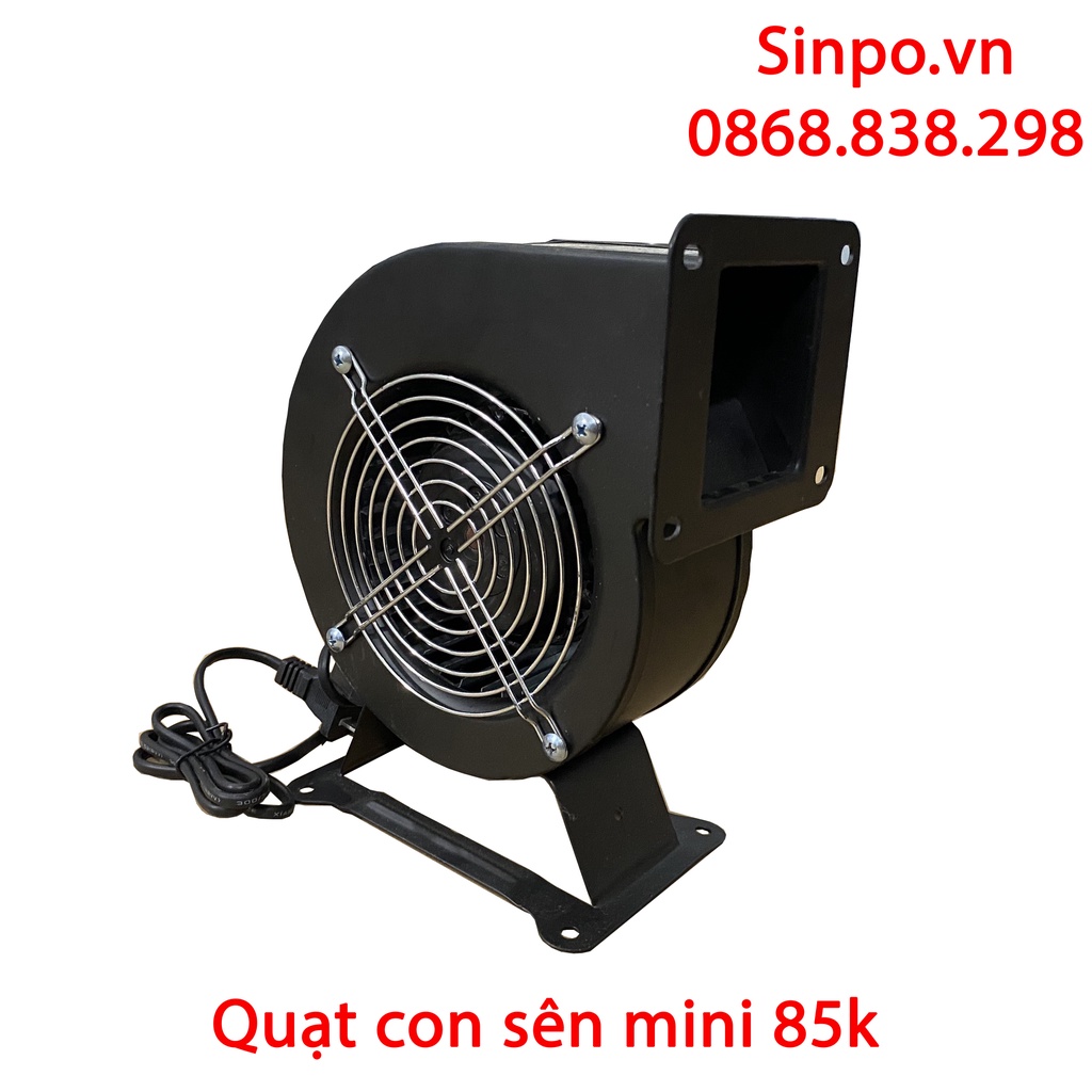 Quạt con sên mini 85W, quạt hút mùi ốc sên, quạt ly tâm mini