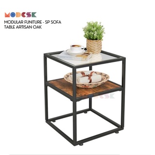 Bàn trà Bàn Sofa MODESK SP SP Sofa Table Artisan Oak Khung sắt sơn tĩnh điện - ván MFC Nội Thất Phòng Khách - Spa