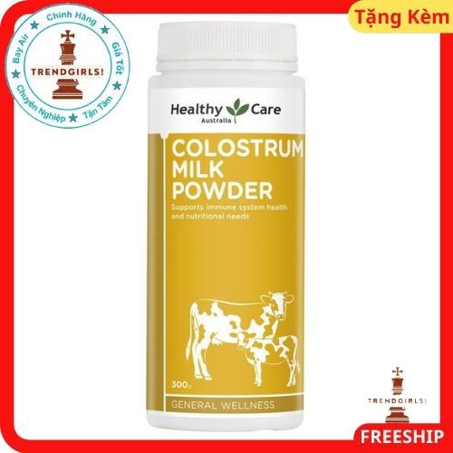 Sữa bò non Healthy Care Colostrum Milk Powder, Úc (300g) tăng cường sức đề kháng, hỗ trợ tiêu hóa cho trẻ từ sơ sinh