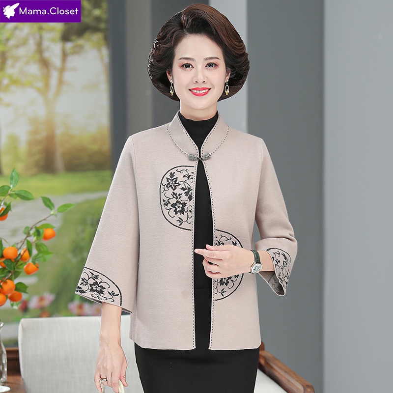 #YY6608 ÁO LEN DÀI TAY THU ĐÔNG CỔ TÀU, HÀNG QUẢNG CHÂU CAO CẤP MẪU MỚI CHO MẸ, CHO NGƯỜI TRUNG NIÊN 2021