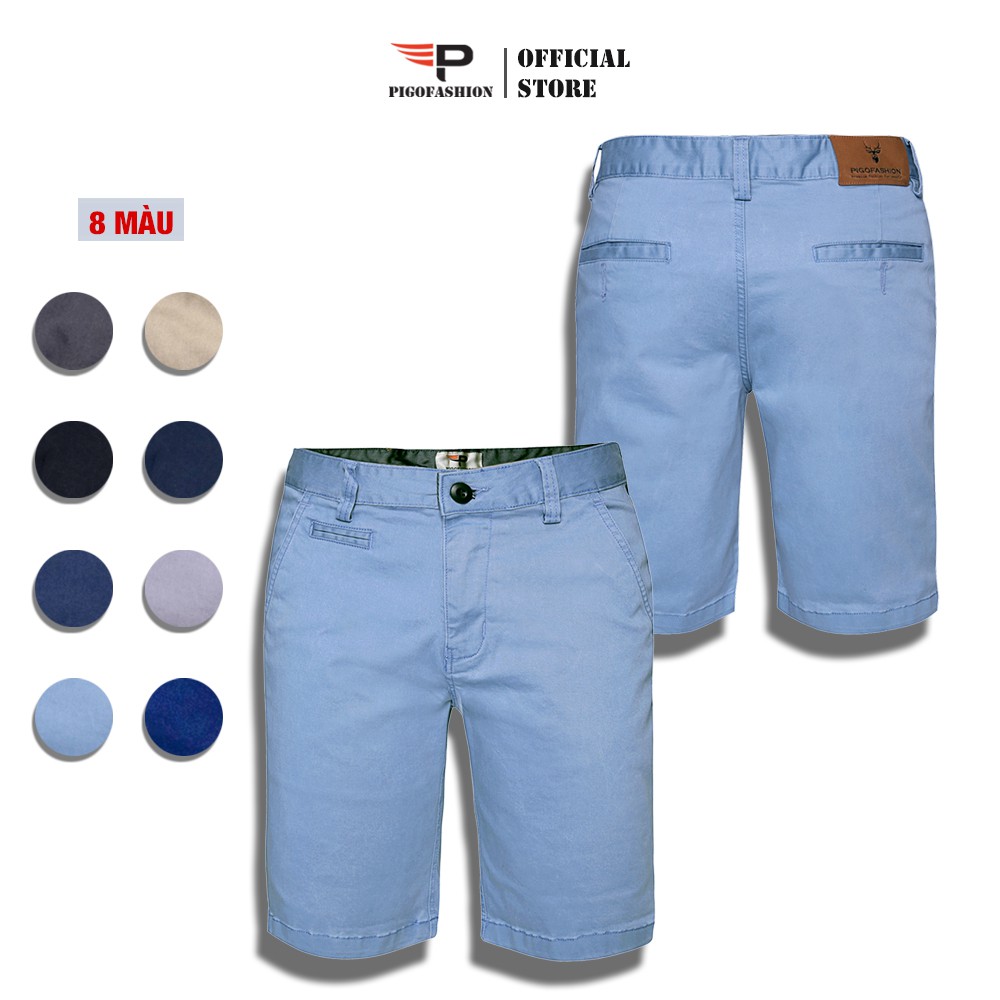 Quần short kaki nam co giãn Pigofashion chuẩn cao cấp PSK03 nhiều màu