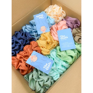 Scrunchies - Dây cột tóc - Dây buộc tóc phi bóng sang chảnh