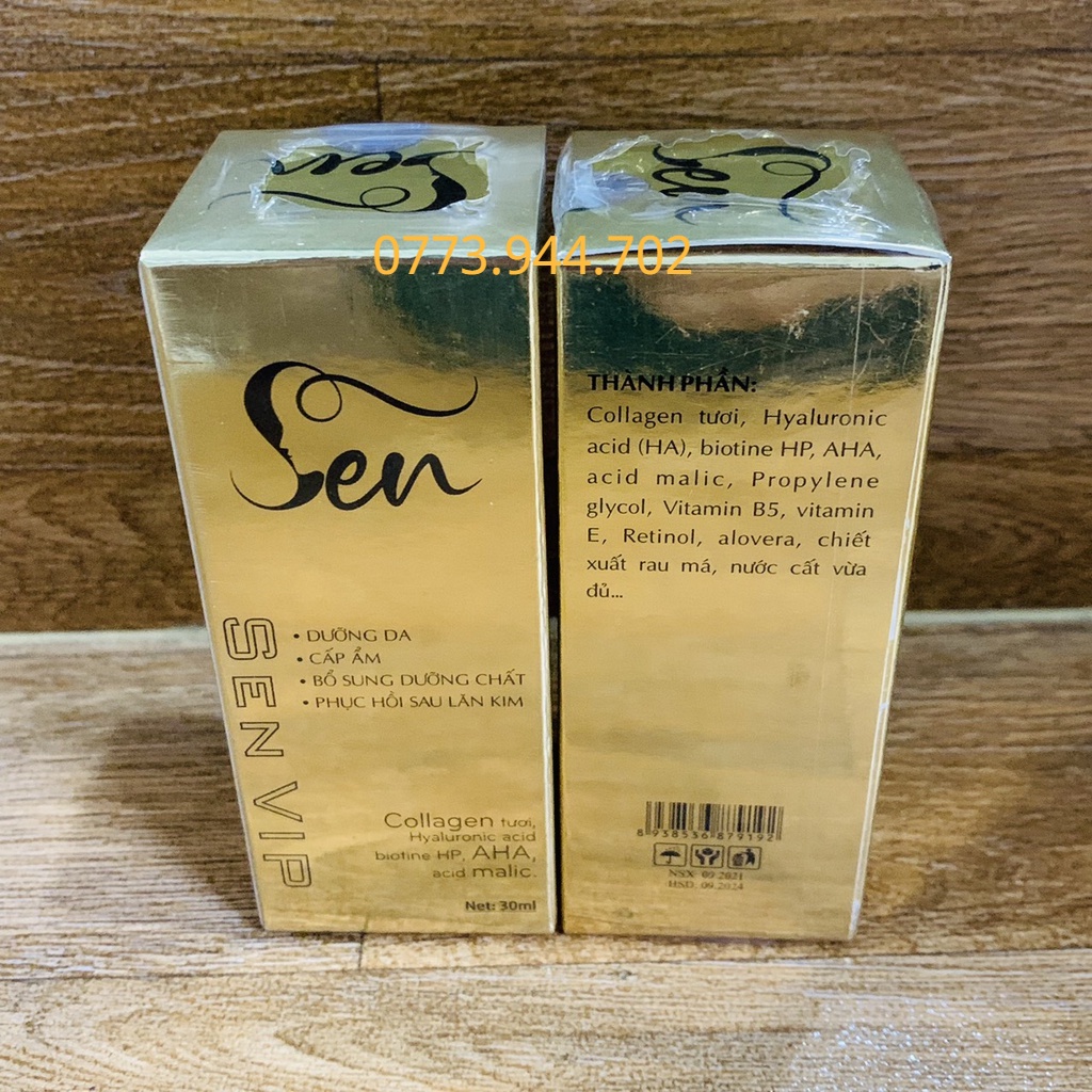 Mẫu Mới Serum Sen Vip Làm Đẹp Da Mỹ Phẩm Sen Chính Hãng