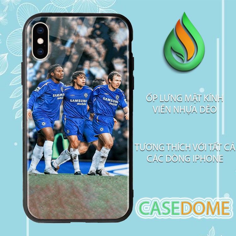 Ốp Điện Thoại Dễ Thương Apple 5C Hình Clb Chelsea Rẻ CASEDOME Cho Iphone 6/6S/7/8/Plus/X/Xs/Max/Xr