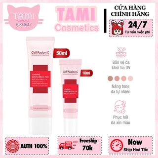Kem Chống Nắng Cell Fusion C Toning Suncreen 100 với SPF 50+, PA++++