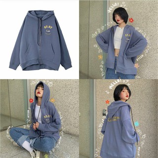 Áo khoác nỉ bông dây kéo 🔸 CỰC HOT 🔸 áo khoác nỉ Puppy Lazy Hoody unisex chất bông mềm mịn êm ái - E14