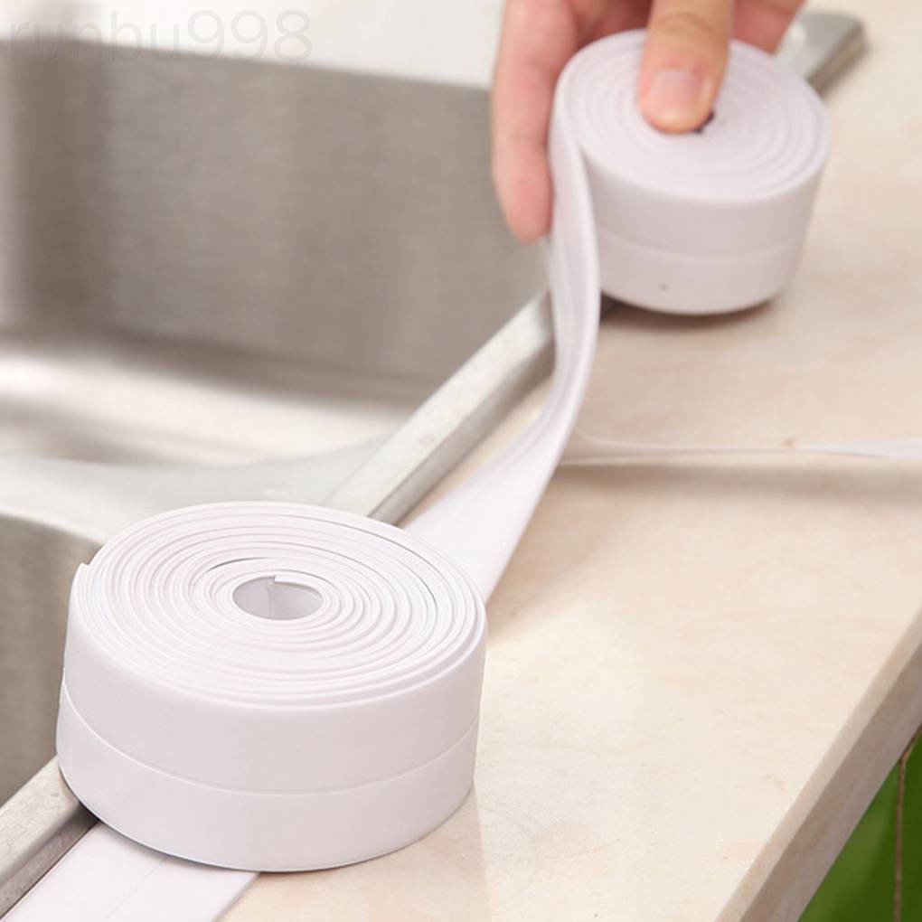 Băng Dính Dùng Dán Viền Bồn Rửa Chén/ Nhà Tắm Chống Thấm Nước Tiện Dụng 998