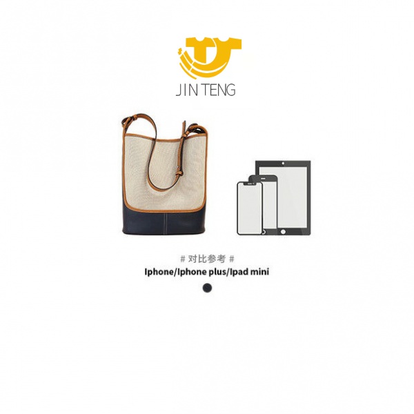 Túi Đeo Vai Vải Canvas Màu Sắc Tương Phản Sức Chứa Lớn Cho Nữ 2021
