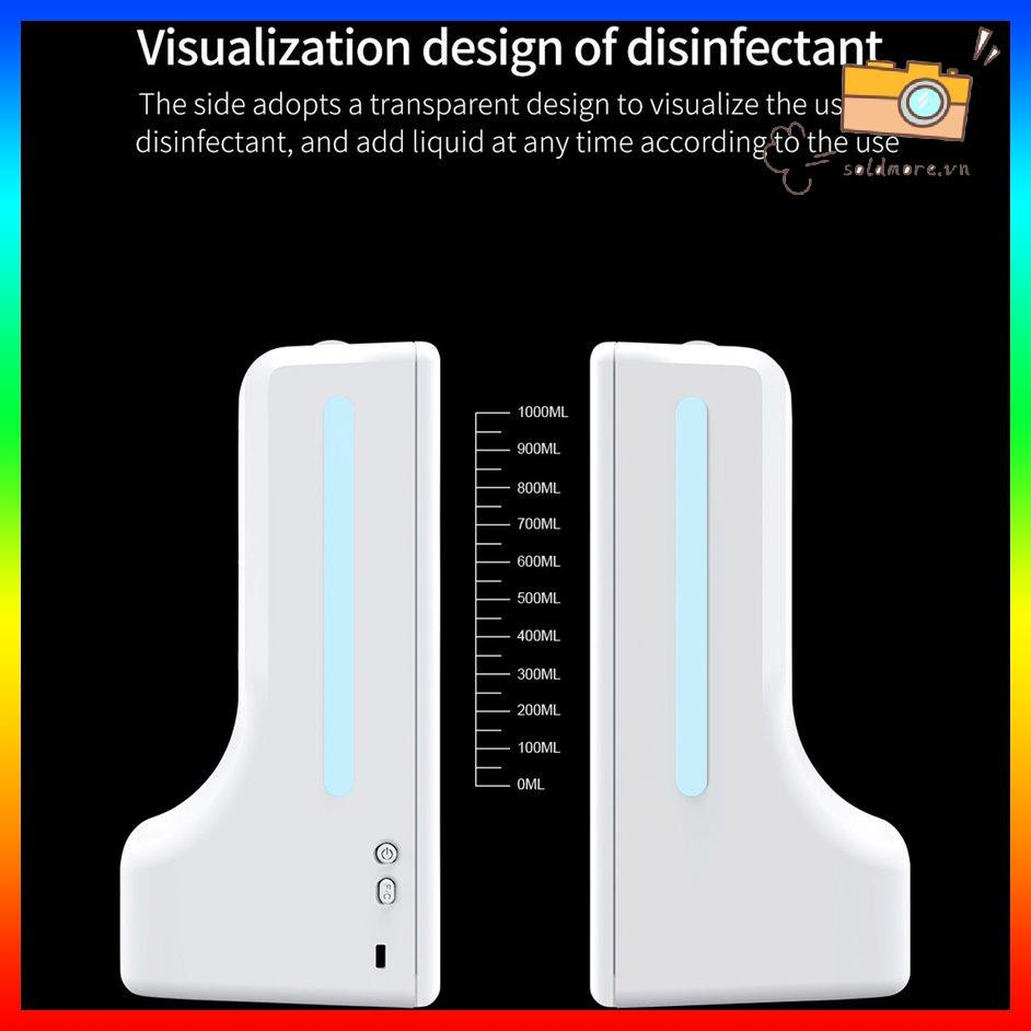 [SOE]  K9 2-in-1 White Non-contact Digital Infrared Thermometer and Automatic Sensor Soap Dispenser for Office Mall