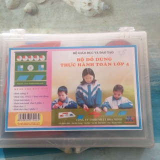Bộ đồ dùng thực hành toán lớp 4