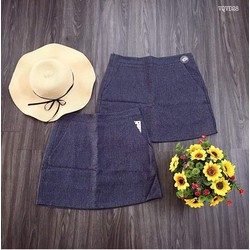 Nàng Bigsize Huế [60kg-80kg] Váy Quần váy xẻ 2 túi. Bên trong có quần thoái mái vận động. Bigsize 33-36. Mã VQVĐ28 | BigBuy360 - bigbuy360.vn