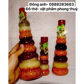 Chai Ngũ Cốc Phong Thủy _ Năm Thứ Đậu Hình Hồ Lô - Cầu Tài Lộc No Đủ