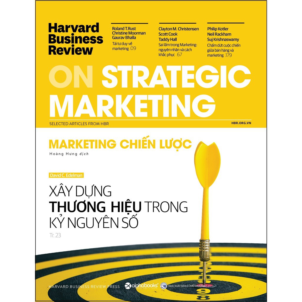Sách - HBR - On Strategic Marketing - Marketing Chiến Lược - Tác giả Harvard Business Review Press