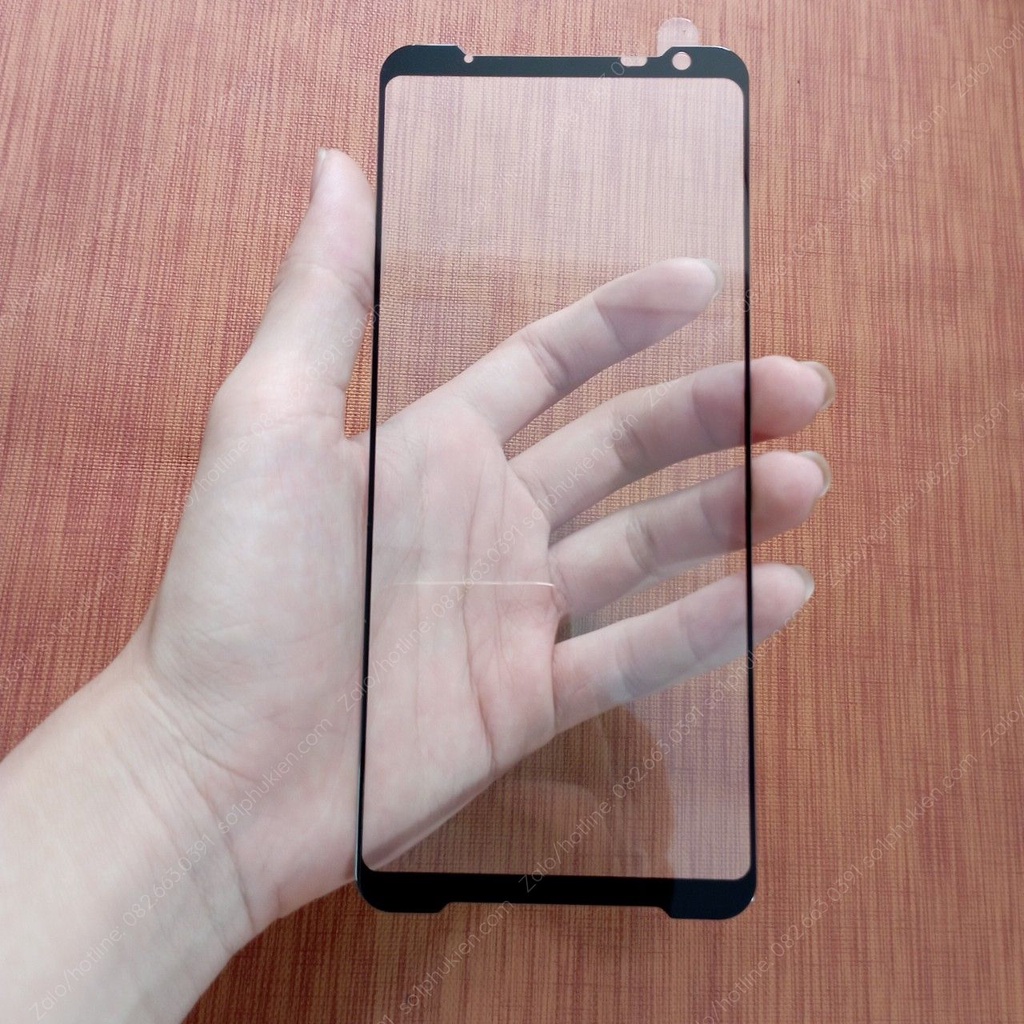 Kính cường lực Asus Rog Phone 2/ Rog Phone 3 (Rogphone 2, 3) full màn, full keo bền đẹp