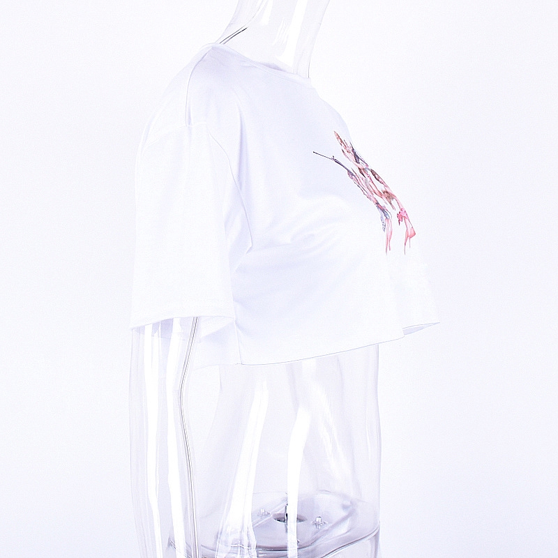 Áo Thun Nữ Cộc Tay In Chữ