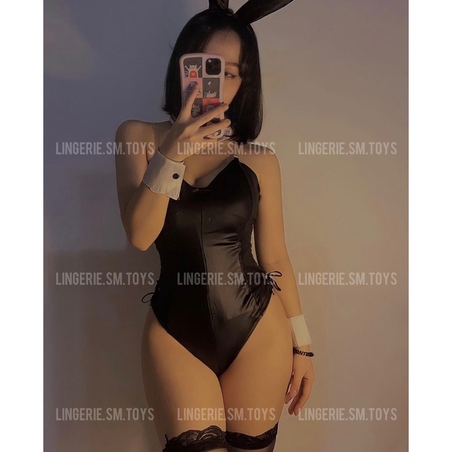 LL2442 Trang Phục Áo Da Liền Thân Cho Nữ - Hoá Trang Thỏ Gợi Cảm
