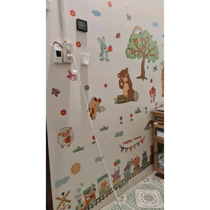 Tranh Dán Tường Cho Bé (SIÊU RẺ) - Decal Dán Tường Cho Bé - Tranh Dán Đoàn Tàu TE16