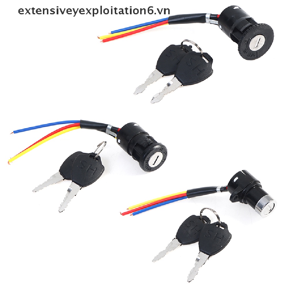 Ổ Khóa Đánh Lửa E6VN / Phổ Biến Cho Xe Điện