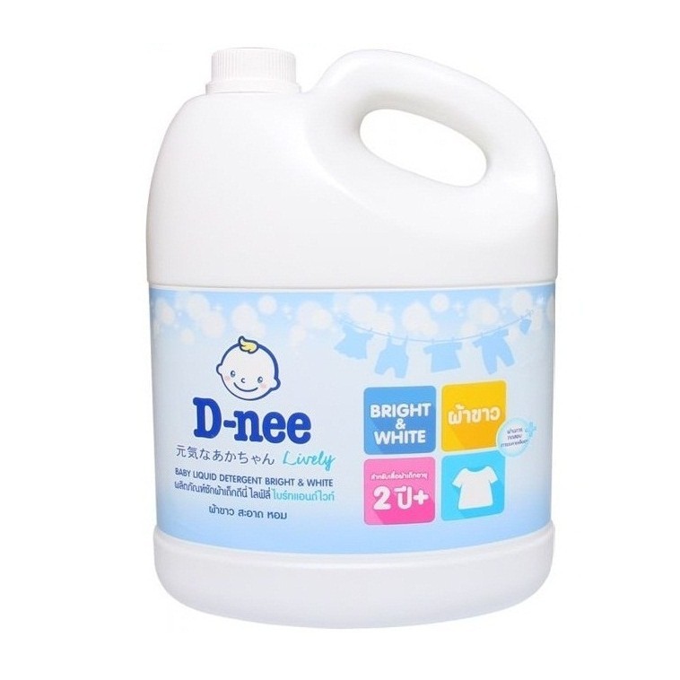 Nước Giặt xả Dnee Thái Lan 3000ml - Màu Trắng( HÀNG NỘI ĐỊA)