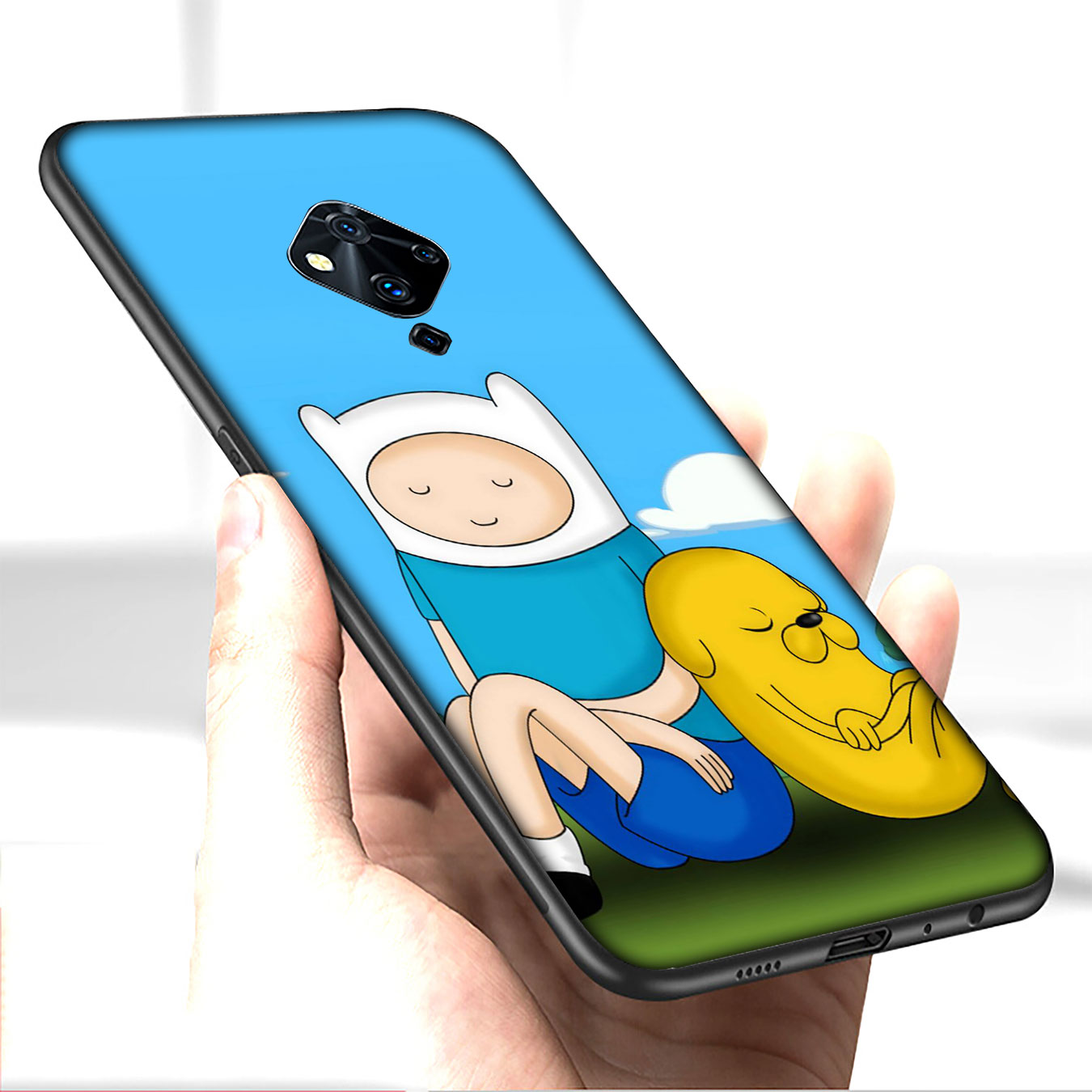 Samsung Galaxy A9 A8 A7 A6 Plus J8 2018 + A21S A70 M20 A6+ A8+ 6Plus Casing Soft Silicone adventure time Phone Case